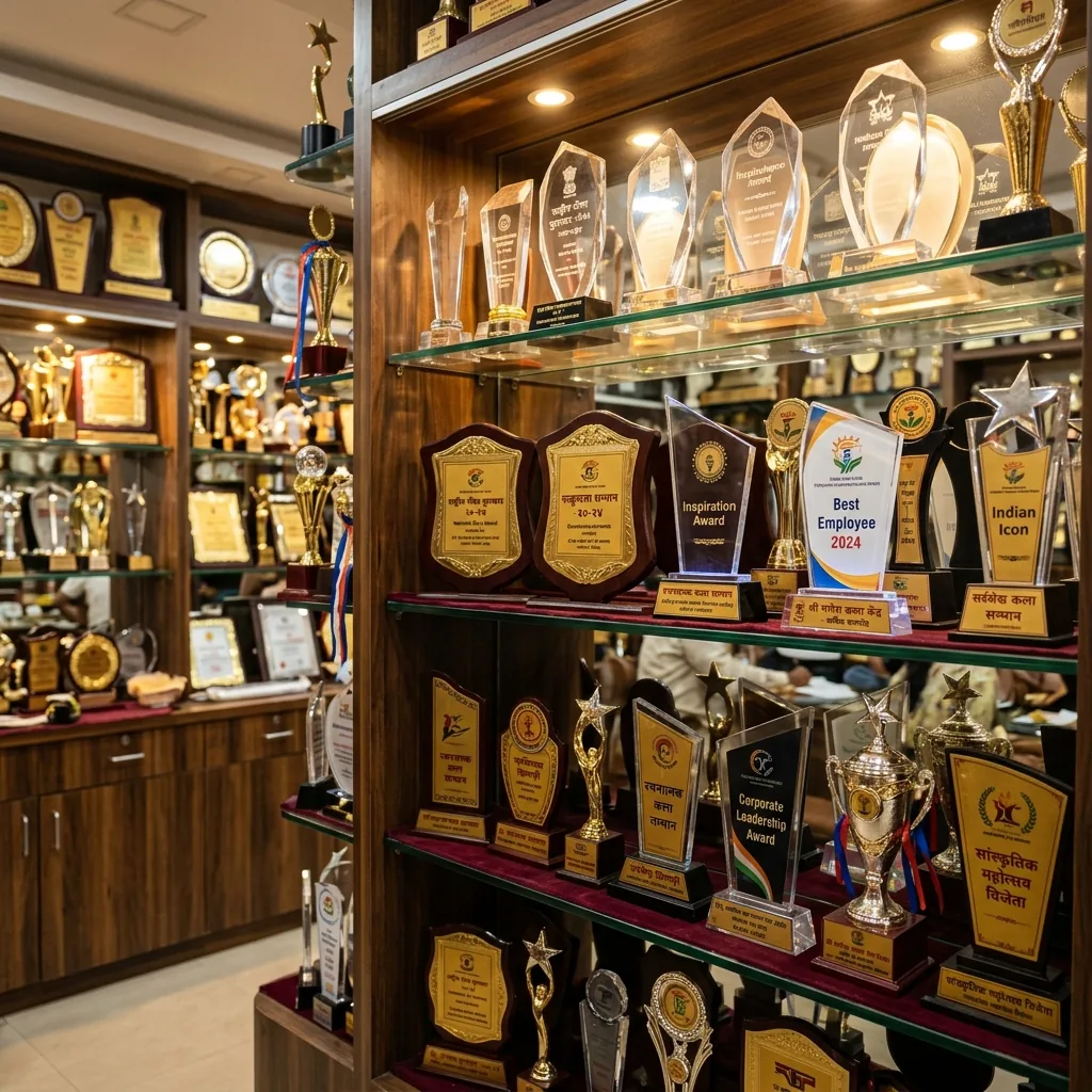 Crystal & Wooden Trophies
